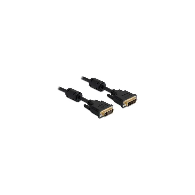 Delock Kabel DVI 24+5 Stecker to DVI 24+5 Stecker 3 m schwarz — image 1