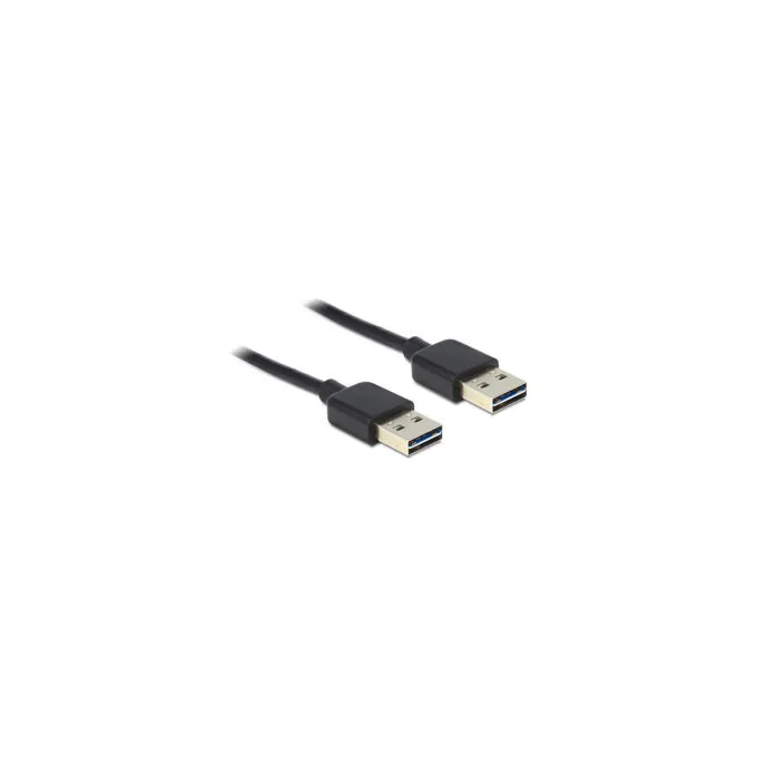 Delock Kabel EASY-USB 2.0 Typ-A Stecker to EASY-USB 2.0 Typ-A Stecker 5 m schwarz — image 1