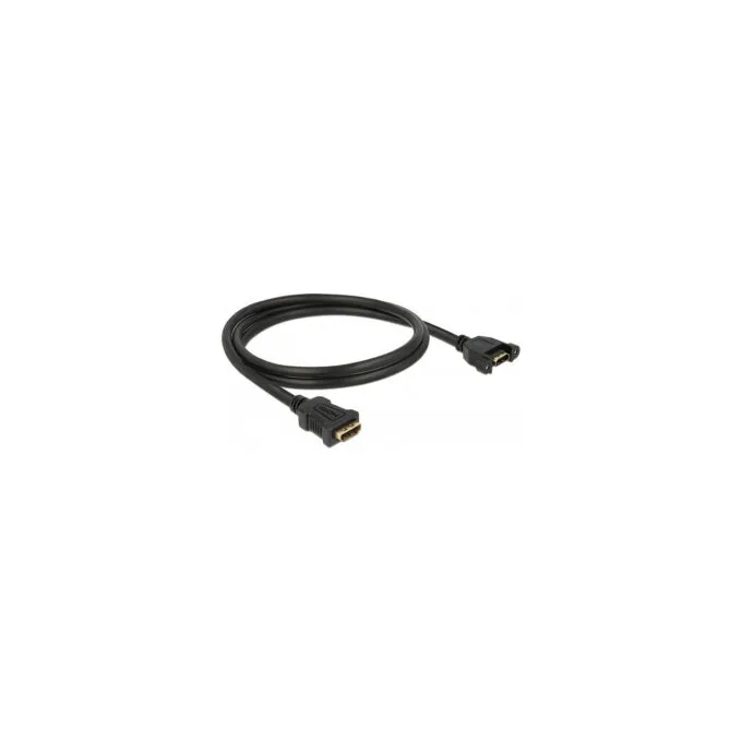 Delock Kabel HDMI-A Buchse to HDMI-A Buchse zum Einbau 4K 30 Hz 1 m — image 2