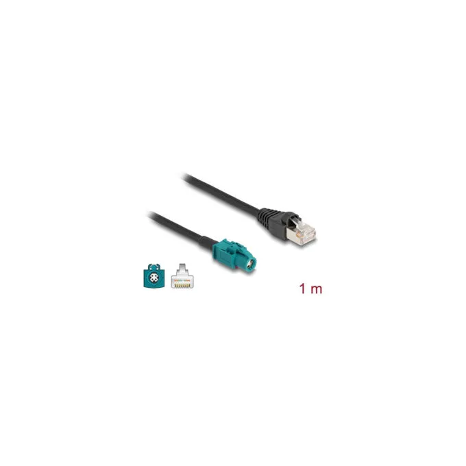 Delock Kabel HSD Z Buchse zu RJ45 Stecker 1 m — image 2