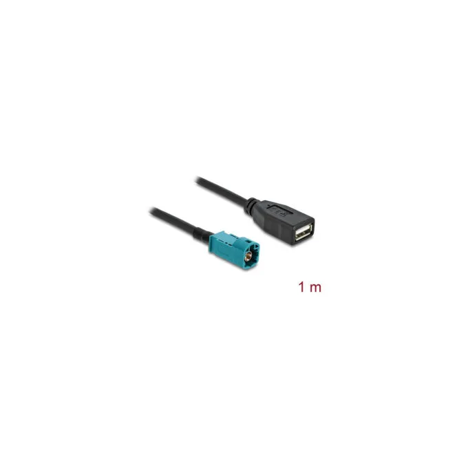 Delock Kabel HSD Z Stecker zu USB 2.0 Typ-A Buchse 1 m — image 2