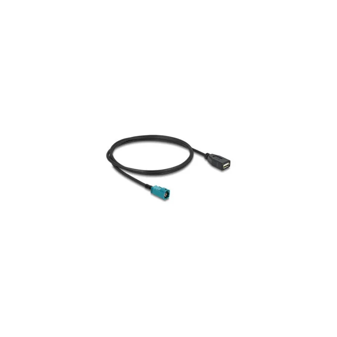 Delock Kabel HSD Z Stecker zu USB 2.0 Typ-A Buchse 1 m — image 1