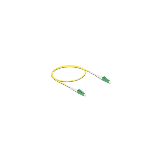 Delock Kabel Lichtwellenleiter LC-APC zu LC-APC Simplex Singlemode OS2 0.5 m — image 1