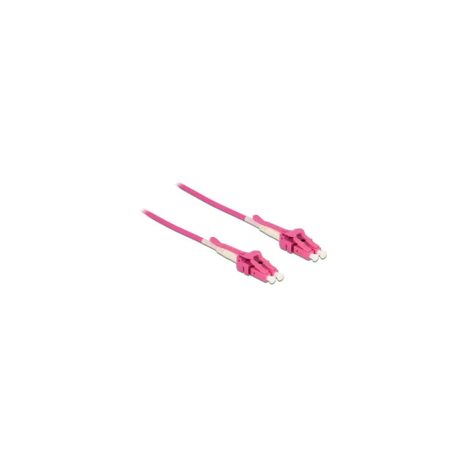 Delock Kabel Lichtwellenleiter LC to LC Multimode OM4 Uniboot 2 m — image 1