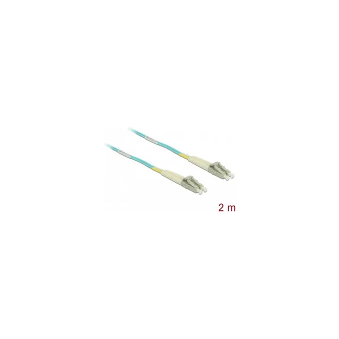 Delock Kabel Lichtwellenleiter LC zu LC Multimode OM3 2 m — image 2