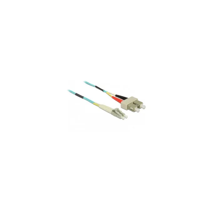 Delock Kabel Lichtwellenleiter LC zu SC Multimode OM3 0.5 m — image 1