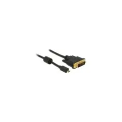 DELOCK Kabel Micro HDMI D Stecker to DVI 24+1 Stecker 1 m
