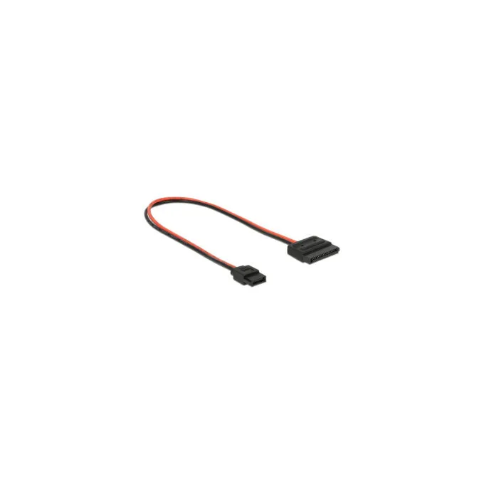Delock Kabel Power SATA 15 Pin Buchse to Power Slim SATA 6 Pin Buchse (5 V) 24 cm — image 2