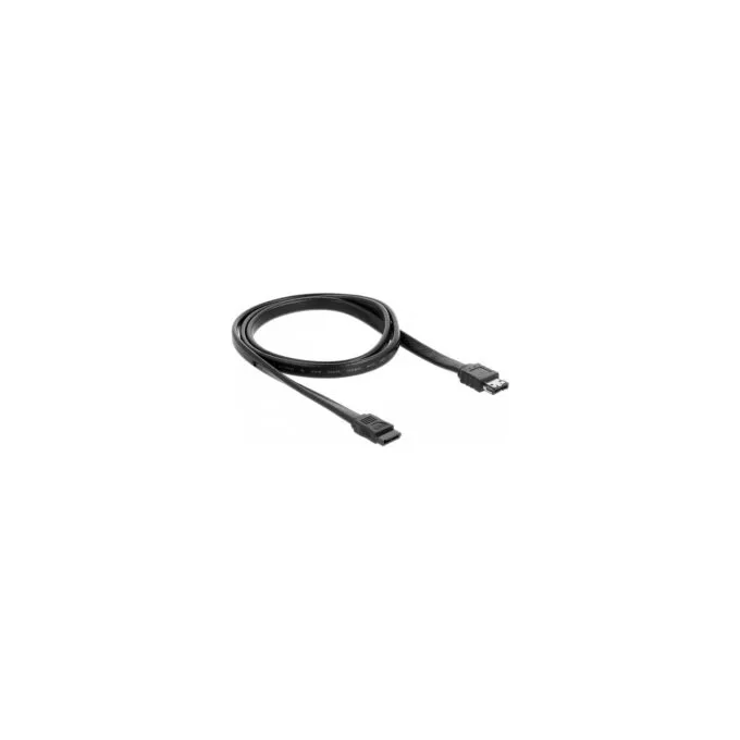 Delock Kabel SATA 3 Gb s Buchse to eSATA Buchse 1 m schwarz — image 1