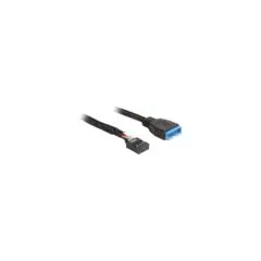 DELOCK Kabel USB 2.0 Pin Header Buchse to USB 3.0 Pin Header Stecker 60cm