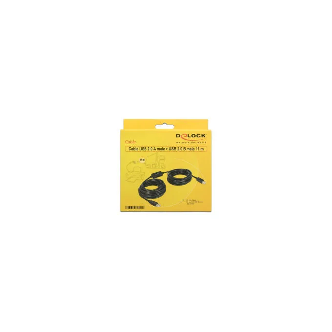 Delock Kabel USB 2.0 Typ-A Stecker to USB 2.0 Typ-B Stecker 11 m — image 2