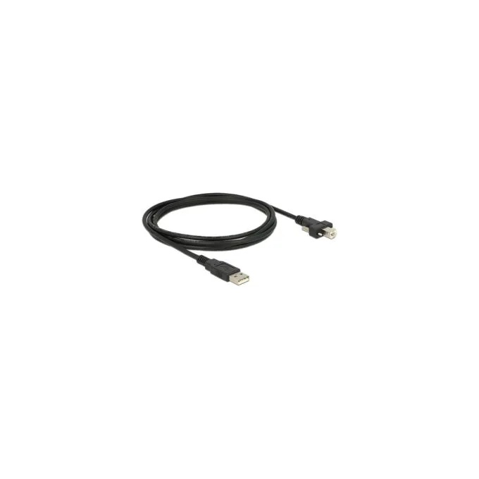 Delock Kabel USB 2.0 Typ A Stecker to USB 2.0 Typ B Stecker mit Schrauben 2 m — image 1