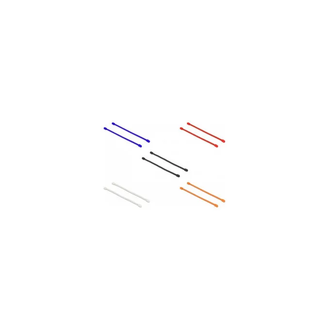 Delock Kabelbinder biegsam L 150 x B 4 mm farbig sortiert Set 10 Stück — image 1