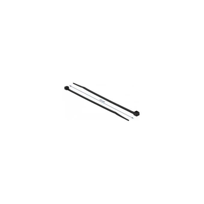 Delock Kabelbinder hitzebeständig L 150 x B 3.6 mm schwarz 100 Stück — image 2