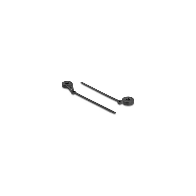 Delock Kabelbinder mit Befestigungsöse L 180 x B 6 mm schwarz 100 Stück — image 2