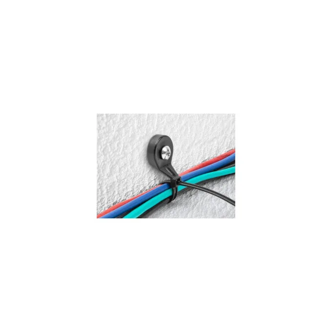 Delock Kabelbinder mit Befestigungsöse L 180 x B 6 mm schwarz 100 Stück — image 4