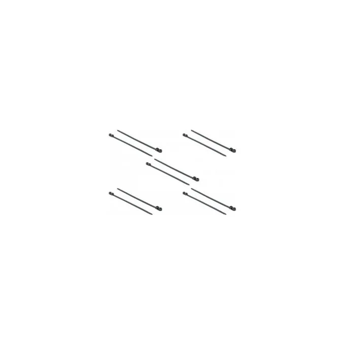Delock Kabelbinder mit Befestigungsöse L 300 x B 7.6 mm schwarz 10 Stück — image 1