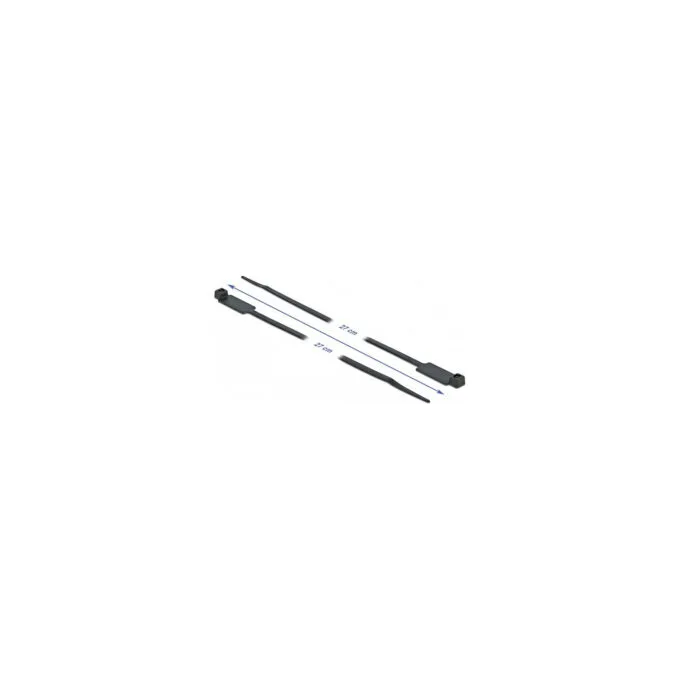Delock Kabelbinder mit Beschriftungsfeld L 300 x B 4.8 mm schwarz 10 Stück — image 2