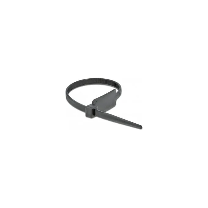 Delock Kabelbinder mit Beschriftungsfeld L 300 x B 4.8 mm schwarz 10 Stück — image 3
