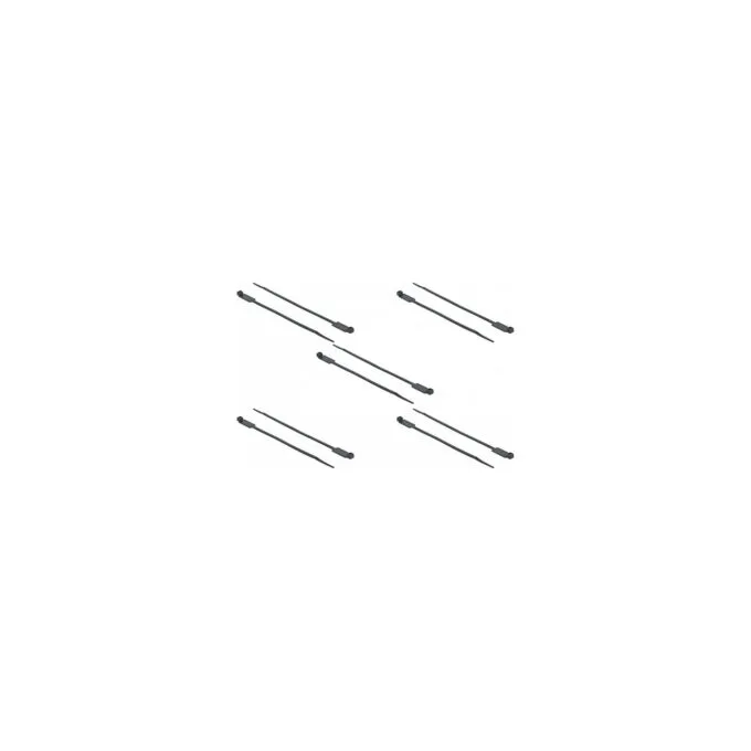 Delock Kabelbinder mit Beschriftungsfeld L 300 x B 4.8 mm schwarz 10 Stück — image 1