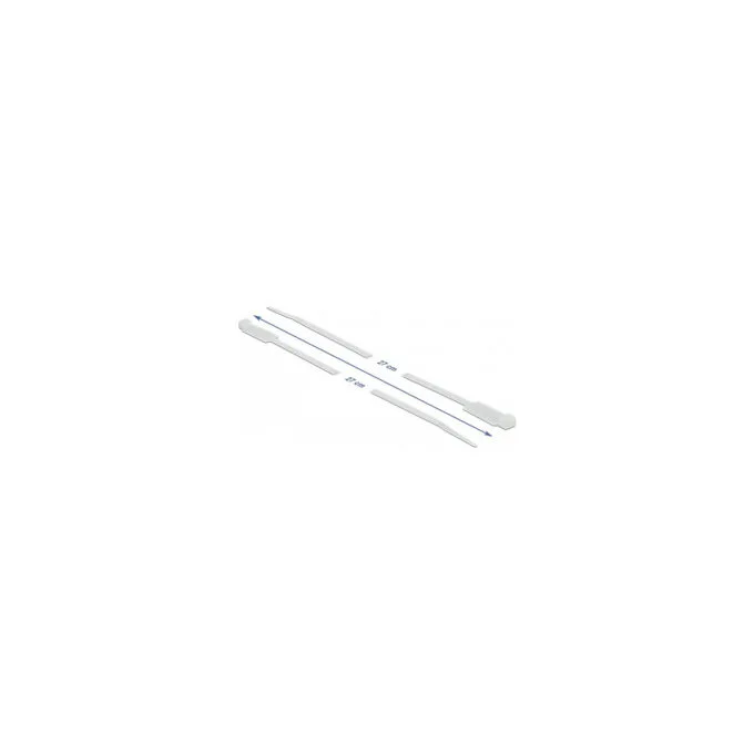 Delock Kabelbinder mit Beschriftungsfeld L 300 x B 4.8 mm weiß 10 Stück — image 2