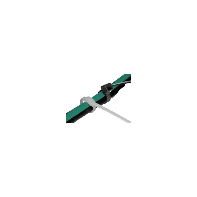 Delock Kabelbinder mit flachem Kopf L 150 x B 3.6 mm 100 Stück — image 4