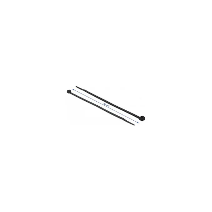 Delock Kabelbinder mit hoher Zugfestigkeit L 200 x B 4.8 mm schwarz 100 Stück — image 2
