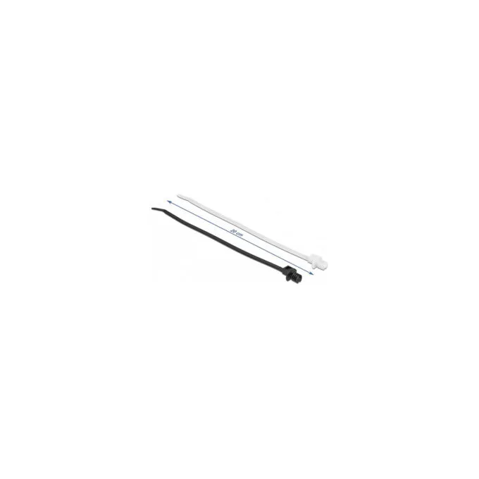 Delock Kabelbinder mit Lamellenfuß L 200 x B 4.8 mm 100 Stück — image 2