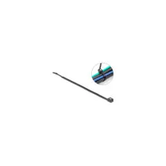 Delock Kabelbinder selbstschneidend L 200 x B 4.8 mm 50 Stück schwarz
