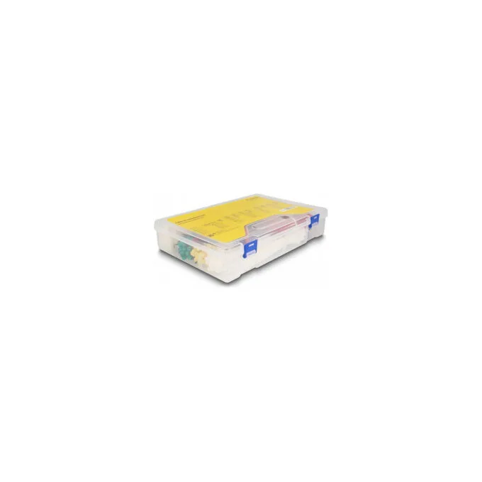 Delock Kabelbinder Sortimentsbox mit Kabelbinderzange 600-teilig farbig — image 2