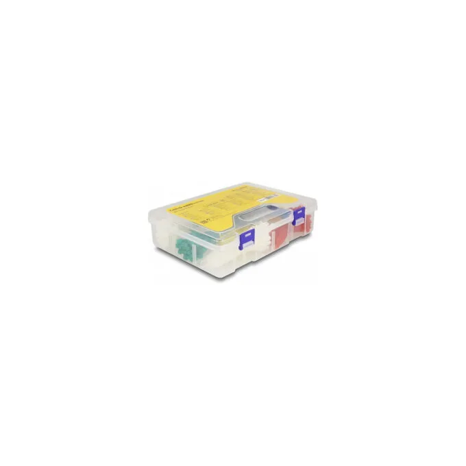 Delock Kabelbinder Sortimentsbox mit Spannwerkzeug 350-teilig farbig — image 2