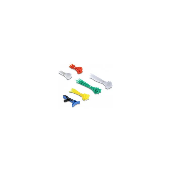 Delock Kabelbinder Sortimentsbox mit Spannwerkzeug 350-teilig farbig — image 3