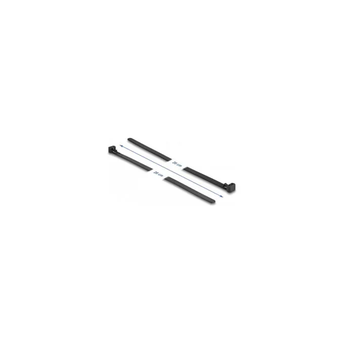 Delock Kabelbinder wiederverwendbar hitzebeständig L 150 x B 7.5 mm 100 Stück schwarz — image 2