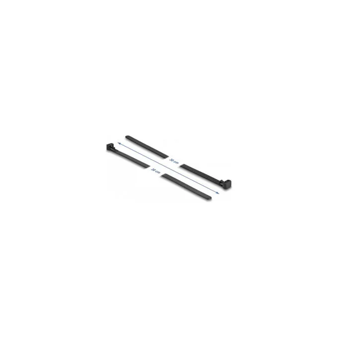 Delock Kabelbinder wiederverwendbar hitzebeständig L 300 x B 7.6 mm 100 Stück schwarz — image 2