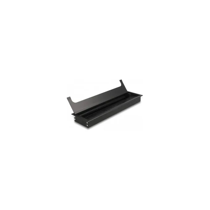 Delock Kabeldurchführung für Tischeinbau mit Bürste 300 x 80 x 28 mm schwarz — image 2