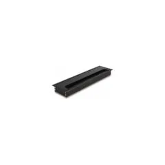 Delock Kabeldurchführung für Tischeinbau mit Bürste 300 x 80 x 28 mm schwarz