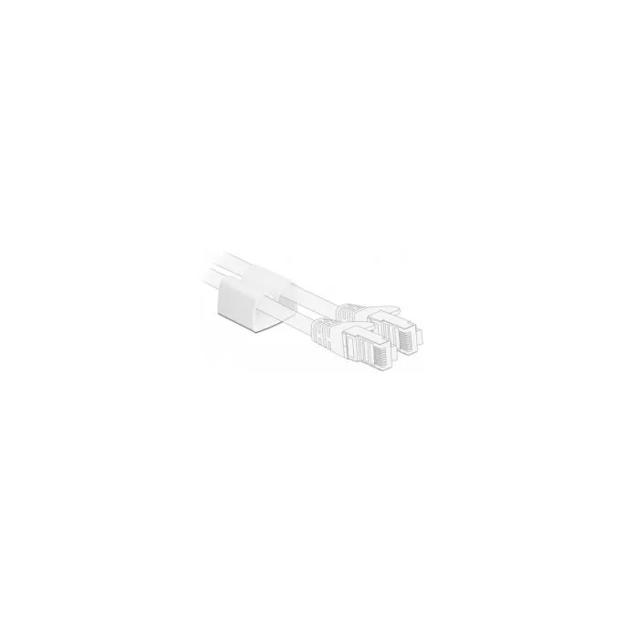 Delock Kabelhalter Clip 2 Stück weiß — image 2