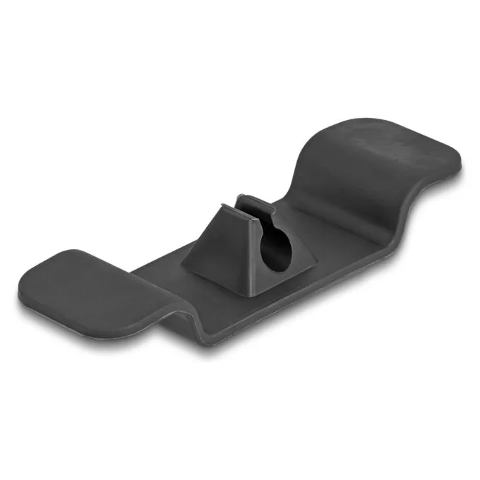 Delock Kabelhalter Clip selbstklebend Set 3 Stück schwarz — image 1