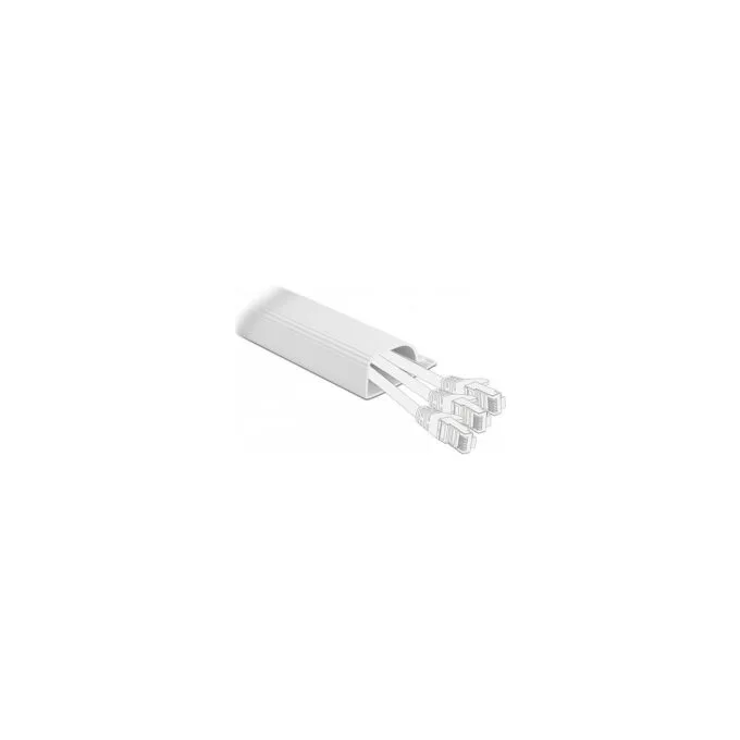 Delock Kabelkanal für Untertischmontage 63 x 28 mm - Länge 400 mm 2 Stück weiß — image 2