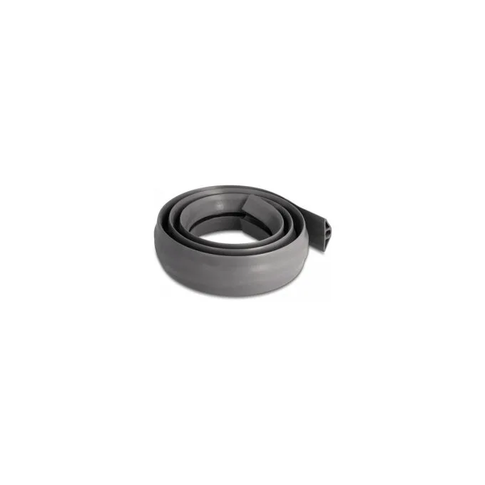 Delock Kabelkanal PVC flexibel 50 x 13 mm - Länge 1.5 m grau — image 1