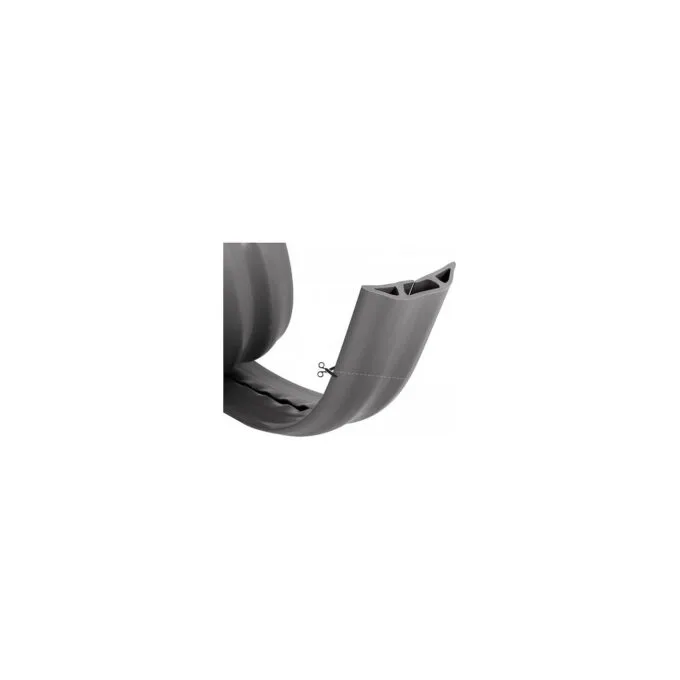 Delock Kabelkanal PVC flexibel 70 x 13 mm - Länge 1.5 m grau — image 3