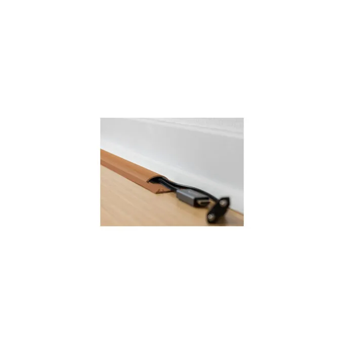 Delock Kabelkanal selbstklebend 50 x 13 mm - Länge 1 m Holzoptik — image 3