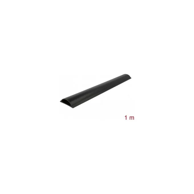 Delock Kabelkanal selbstklebend 70 x 20 mm - Länge 1 m schwarz — image 2