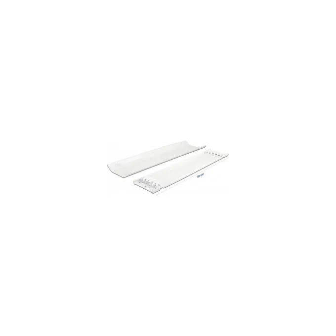 Delock Kabelkanal selbstklebend mit Kabelbefestigung 85 x 10 mm - Länge 300 mm 2 Stück weiß — image 2