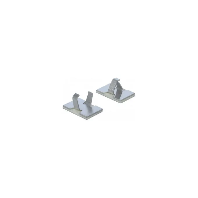 Delock Kabelklemme selbstklebend Aluminium 10 Stück — image 2