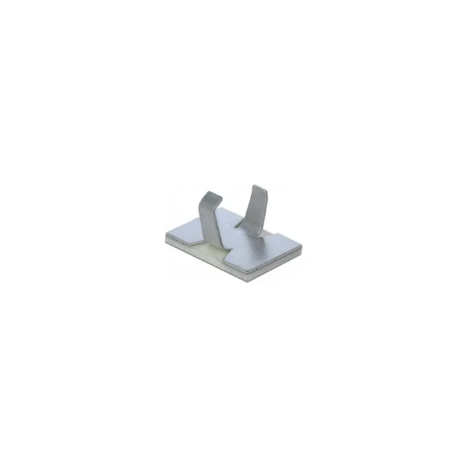 Delock Kabelklemme selbstklebend Aluminium 10 Stück — image 1
