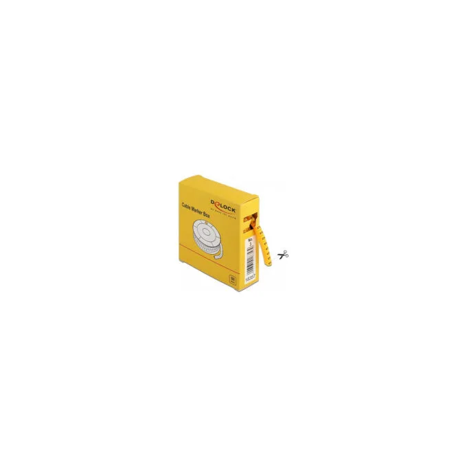 Delock Kabelmarker Box. Nr: 3. gelb. 500 Stück — image 2