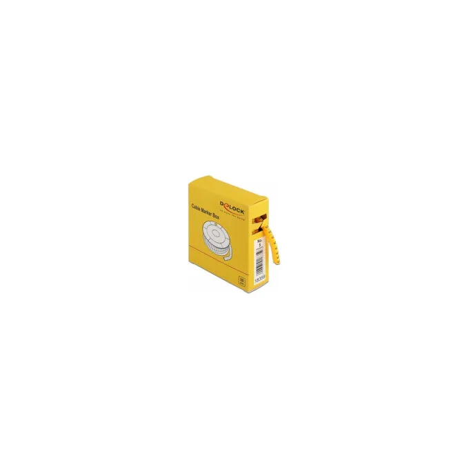 Delock Kabelmarker Box. Nr: 5. gelb. 500 Stück — image 1