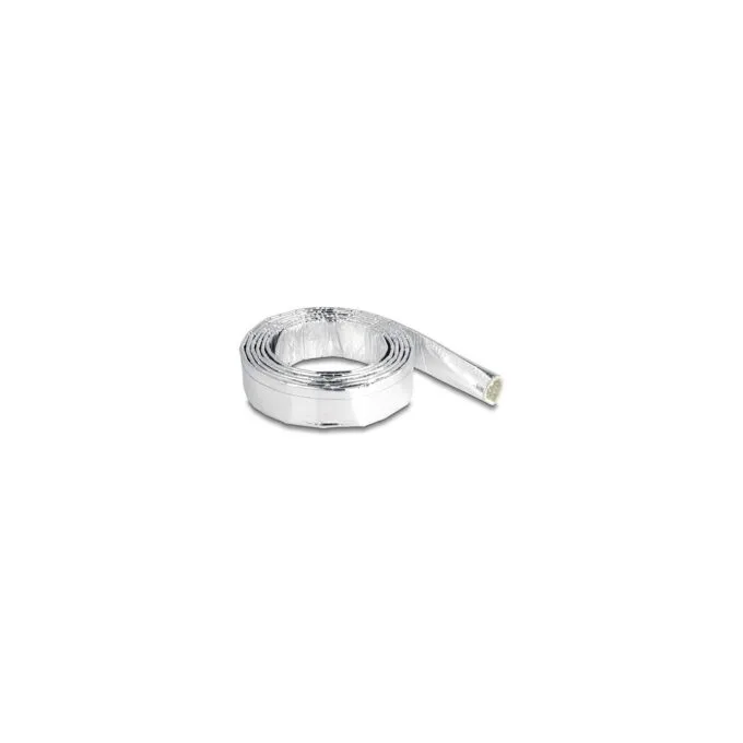 Delock Kabelschlauch aus Glasfasergeflecht und Aluminium 2 m x 16 mm — image 1