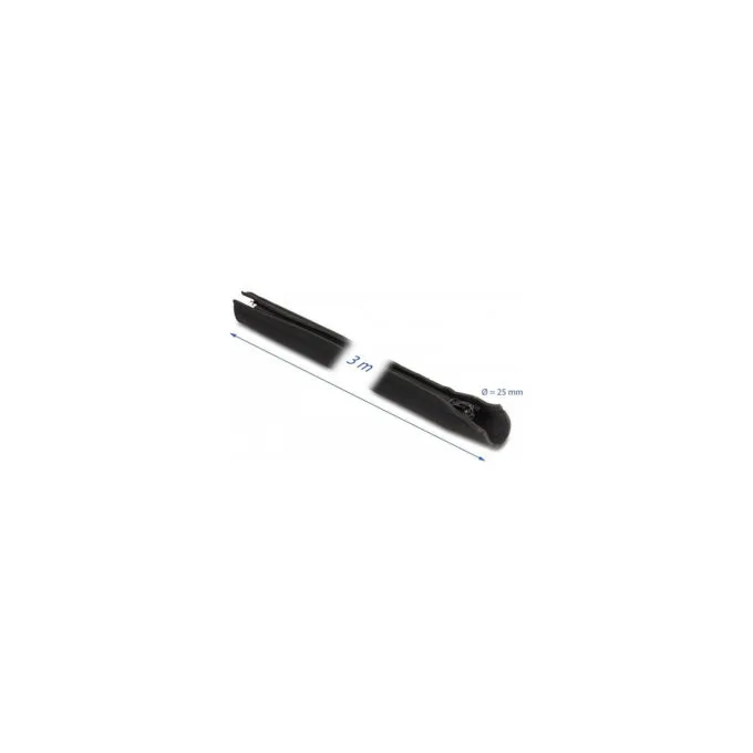 Delock Kabelschlauch Neopren flexibel mit Reißverschluss 3 m x 100 mm schwarz — image 3